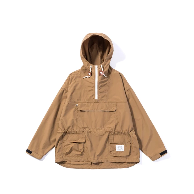 POLER STUFF 日本限定 60/40 WIDE SEEKER ANORAK 寬版防風防水罩衫(米棕色)