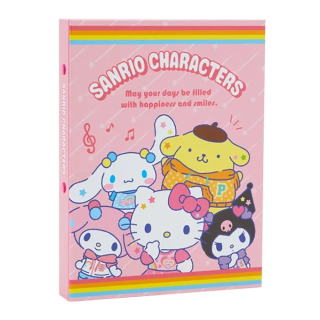 SANRIO 三麗鷗 懷舊彩虹友誼系列 六孔友情紀念冊 畢業紀念冊 三麗鷗家族