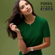 【FOSSIL 官方旗艦館】Brynn系列 簡約三眼女錶 不鏽鋼鍊帶指針手錶 38MM(多色可選)