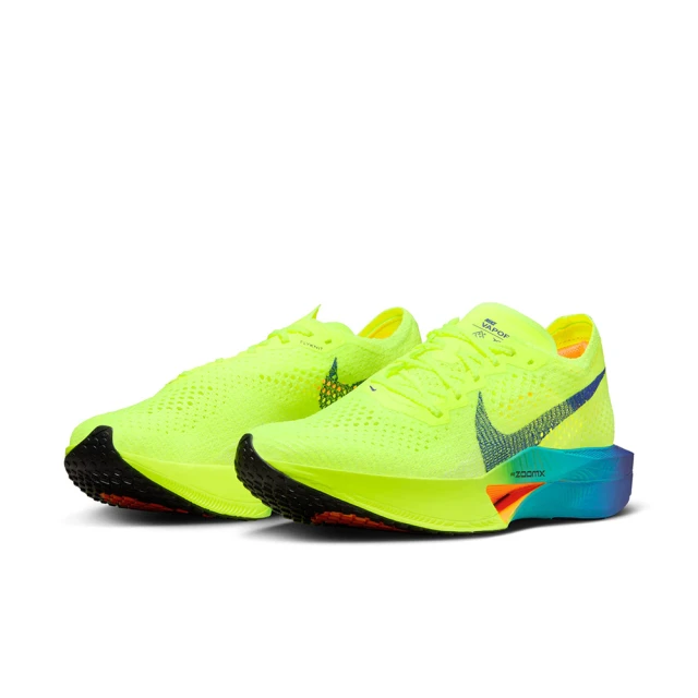 NIKE 耐吉 運動鞋 慢跑鞋 路跑 馬拉松 女鞋 W NIKE ZOOMX VAPORFLY NEXT% 3 緩震 螢光綠 藍(DV4130700)