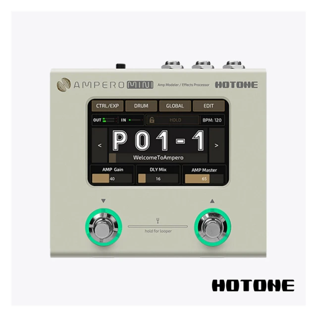 HOTONE Hotone Ampero II Stomp 綜合效果器 MP-300(原廠公司貨 商品保固有保證)