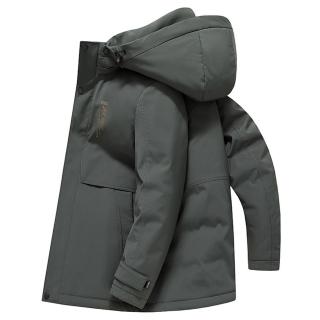 【巴黎精品】現貨+預購 真羽絨90%白鴨絨羽絨外套羽絨衣夾克(保暖一衣三穿鵝絨脫卸內膽男外套3色a1is77)