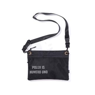 【POLER STUFF】日本限定POLER X-CLOTH SACOCHE 隨行包(黑)