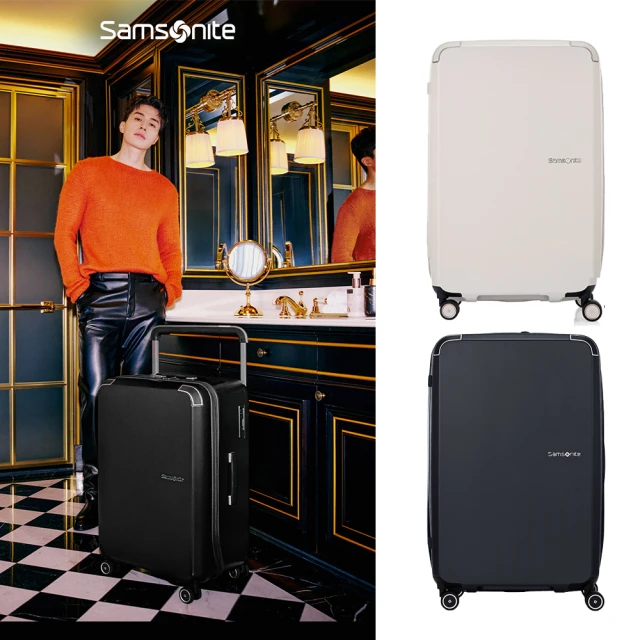 Samsonite 新秀麗 李棟旭同款★28吋 ZENPOD 寬拉桿2/8開闔PC防盜拉鍊煞車雙輪行李箱/胖胖箱(多色可選)