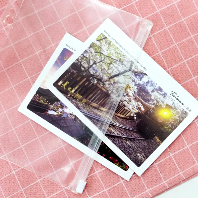 【SEASON 四季紙品禮品】環保手冊夾鏈袋A6 6孔 3入(萬用手冊夾鏈袋 SA3204-01)