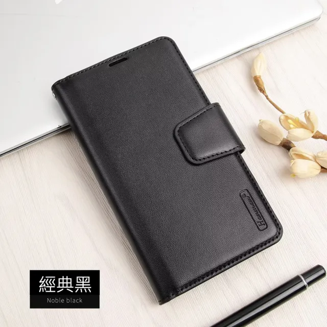 【Hanman 韓曼】OPPO Reno12 F 5G 柔軟羊皮觸感皮套 多卡層 防滑內襯可多角度調節支架手機殼/保護套