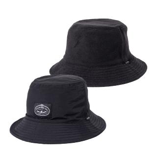 【POLER STUFF】日本限定 REVERSIBLE BUCKET HAT 毛帽尼龍雙面漁夫帽(黑色)