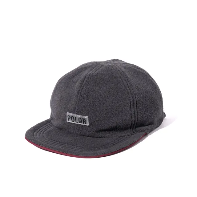 【POLER STUFF】日本限定 REVERSIBLE FLEECE CAP 刷毛尼龍雙面雙色毛帽(栗子紅/灰)