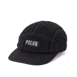 【POLER STUFF】日本限定 BOA FLEECE 5P 搖粒絨五片羊毛帽(黑)