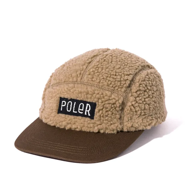 【POLER STUFF】日本限定 BOA FLEECE 5P 搖粒絨五片羊毛帽(焦糖)