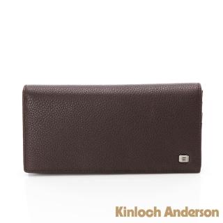 【Kinloch Anderson】George 單窗翻蓋式長夾(可可棕)
