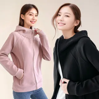 【Amore】率性俐落連帽保暖厚磅外套4色M-XXL(厚磅保暖外套 率性俐落好搭配)