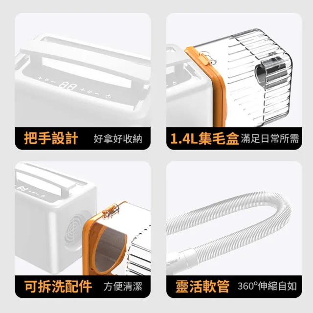 寵物多功能吸毛/吹水機 兩用款(廠商一年保固/寵物吹水機/寵物吸毛機/寵物電剪/寵物梳毛/針梳/按摩梳)