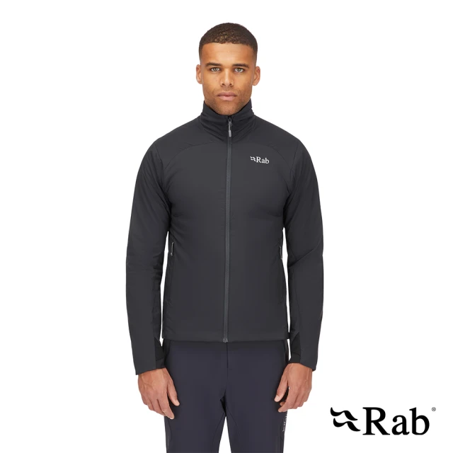 RAB Xenair Light Jacket 輕量透氣保暖立領外套 男款 烏木灰 #QIP16