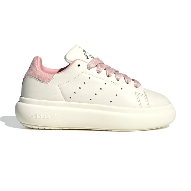 adidas 愛迪達 X Stan Smith PF 女鞋 米白粉色 唐老鴨 經典 皮革 聯名 史密斯 休閒鞋 JR5454