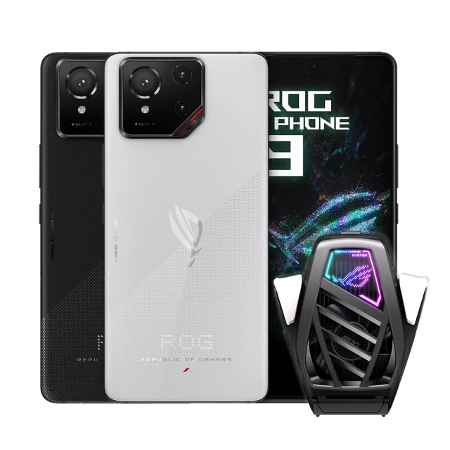 ASUS 華碩 ROG Phone 9+空氣動力風扇X PRO(16G/512G/高通驍龍8Elite/5000萬鏡頭畫素/AI手機)