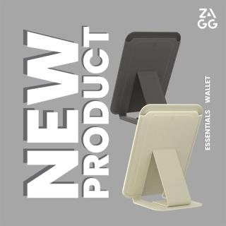 【Zagg】Essentials Wallet 磁吸卡片夾 附通用支架(Magsafe 信用卡 悠遊卡)