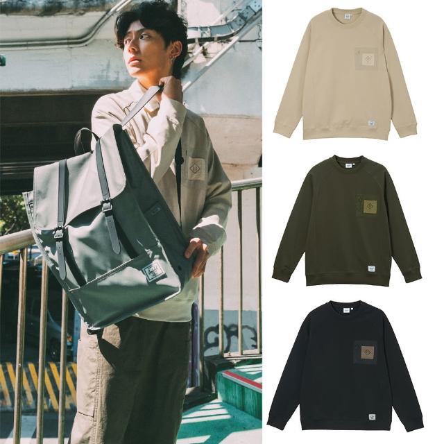 【Herschel】官方直營 長袖上衣 男 女 中性 大學T 共3色(80003)