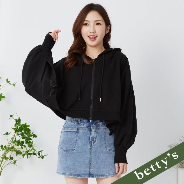 【betty’s 貝蒂思】特色剪裁口袋牛仔短裙(淺藍)