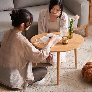 【Taoshop 淘家舖】HN - 日式原木無印風｜聖羅莎水滴設計款角幾邊幾 A1184(聖羅莎角幾-大)