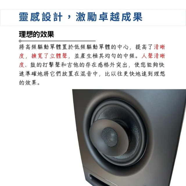 【Presonus】Eris Pro 6 專業級監聽喇叭一對 6.5吋 Dolby Atmos／極致聲學(家用喇叭 錄音室喇叭 Amp)