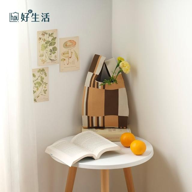 【hoi! 好好生活】療癒系厚針織手提包-小-暖陽