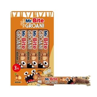 即期品【Mr.Bite】餓霸榛果夾心脆粒巧克力棒96g