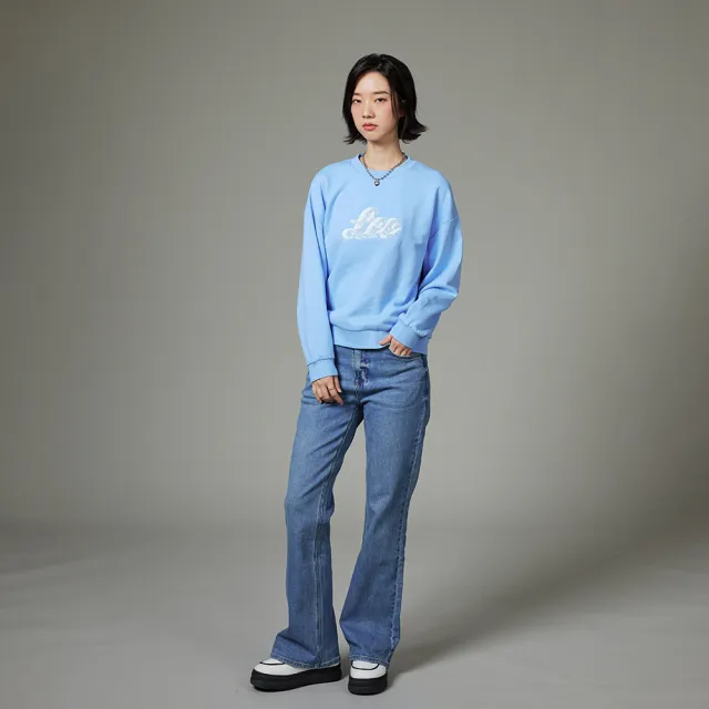 【Lee】女裝 牛仔褲 / 427 高腰標準 喇叭靴型 中淺藍洗水(LB417102046)