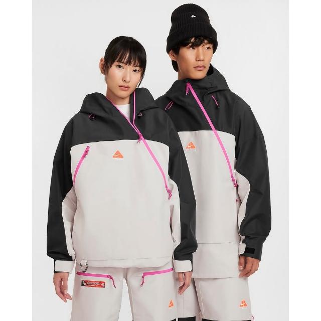 【NIKE 耐吉】ACG 滑雪服 上衣  防潑水 半開襟上衣 男女款 AS U ACG SFADV CHENA VORTEX J 白色(FV8892104)