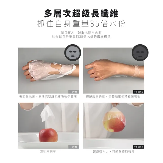 【TRYME 詩朵】5GF極光精萃甦活水潤面膜x3包(5片/包)