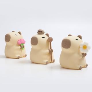 卡皮巴拉系列 拍拍燈(小夜燈、床頭燈、USB燈、伴睡入眠、紓壓小物)
