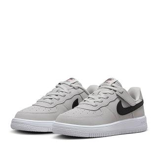 【NIKE 耐吉】運動鞋 童鞋 中童 兒童 魔鬼氈 FORCE 1 LOW EASYON LV8 1 PS 灰黑 FZ1010-001