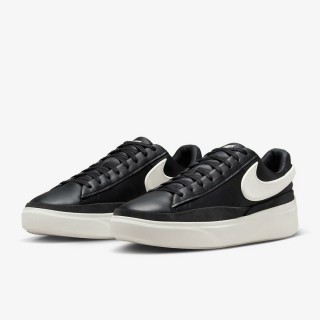 【NIKE 耐吉】運動鞋 休閒鞋 男鞋 BLAZER PHANTOM LOW 滑板鞋 厚底 黑白色(HF3119001)