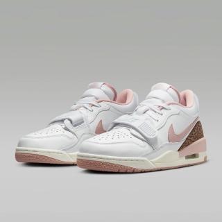 【NIKE 耐吉】運動鞋 籃球鞋 女鞋 WMNS AIR JORDAN LEGACY 312 LOW 喬丹 白 粉紅 魔鬼氈 爆裂紋(FQ7827116)