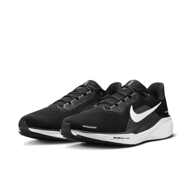 NIKE 耐吉 AIR ZOOM PEGASUS 41 WIDE 黑白運動鞋 慢跑鞋 跑鞋 路跑 小飛馬 男鞋(FN4932-002)