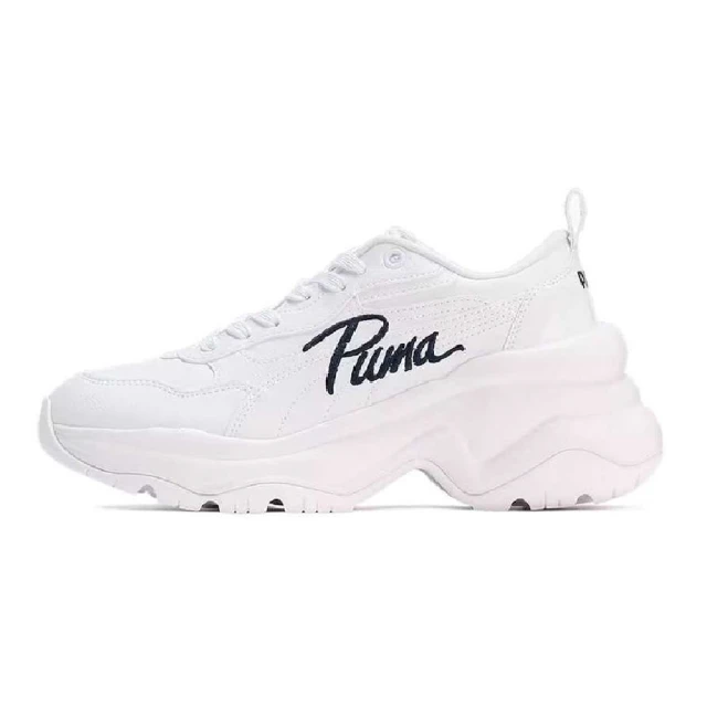 PUMA 運動鞋 休閒鞋 老爹鞋 增高 女鞋 Cilia Wedge PUMA 白 深藍色(39854401)