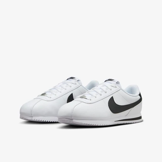 NIKE 耐吉 CORTEZ BASIC SL GS 復古 慢跑鞋 休閒鞋 阿甘 大童 女 白(DM0950-108)