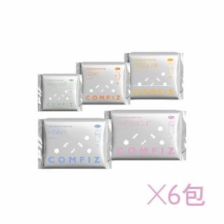 【康菲COMFIZ】超薄涼感衛生棉/共六包(超薄瞬吸71.6倍/涼感乾爽/有效抑菌)