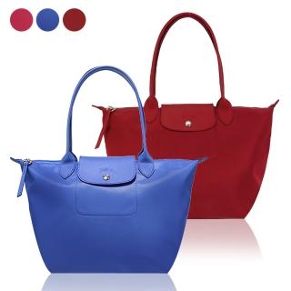 【LONGCHAMP】LE PLIAGE NEO系列新款厚尼龍長把肩背水餃包(小/多色選)