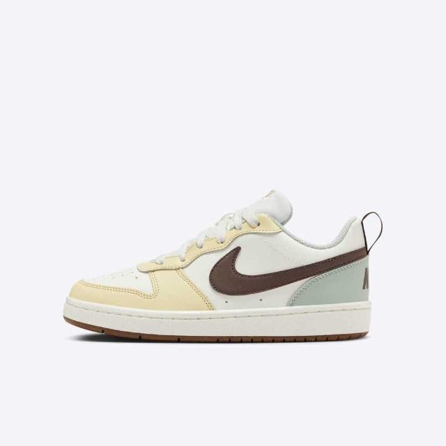 【NIKE 耐吉】Court Borough Low Recraft GS 大童 運動休閒鞋 白黃棕(HV1804-121)