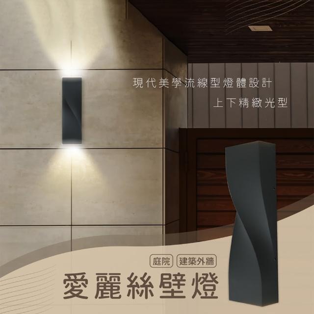 【DanceLight 舞光】舞光原廠授權 LED 愛麗絲壁燈 11W(戶外防水燈 防水壁燈 防護等級 簡約風格)