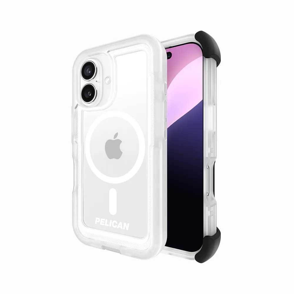 【PELICAN】iPhone 16 Voyager 航海家 MagSafe 防摔手機殼 - 透明