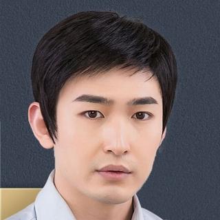 【巴黎精品】現貨+預購 男短假髮整頂真髮透氣假髮片輕量隱形增髮整頂假髮(輕薄斜瀏海帥氣2款a1bm40)