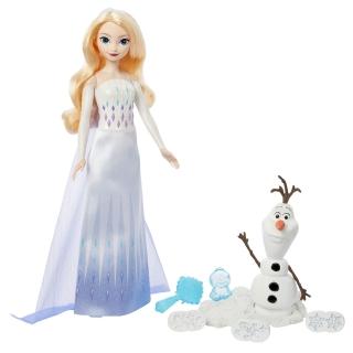 【FROZEN 冰雪奇緣】艾莎與雪寶雪地冒險組合(迪士尼 娃娃)