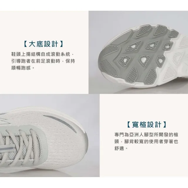 【LOTTO】T600MAX女輕賈卡緩震慢跑鞋-2E-慢跑 寬楦 運動 反光 休閒(LT4AWR5808)