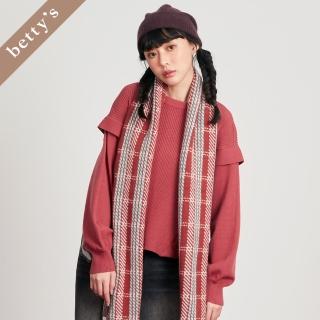 【betty’s 貝蒂思】直條織紋拼接素面毛衣(共三色)