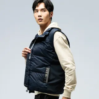 【BLUE WAY】男裝 地藏當街反光黑配輕量 羽絨背心-地藏小王