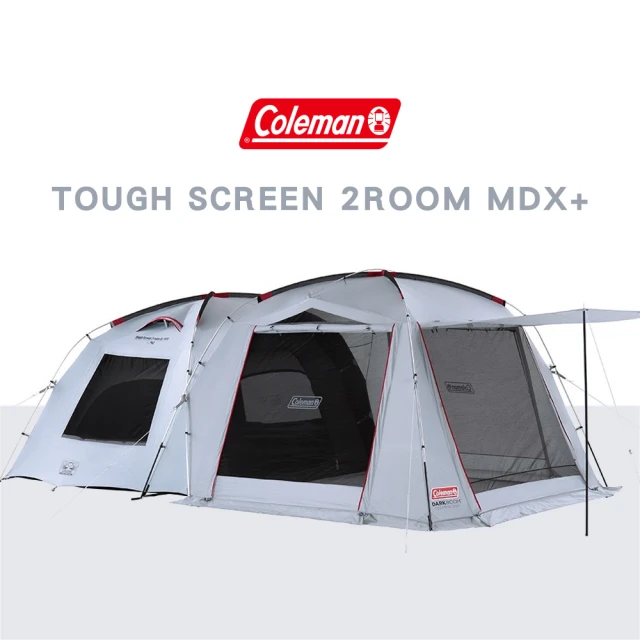 【Coleman】MDX+隧道帳 贈氣流循環扇 CM-39084 TOUGH SCREEN 2ROOM MDX+ 氣流循環帳篷