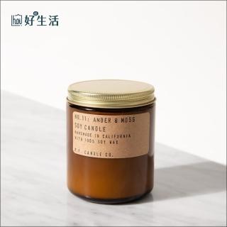 【hoi! 好好生活】P.F. CANDLE CO.手工香氛蠟燭7.2oz琥珀麝香