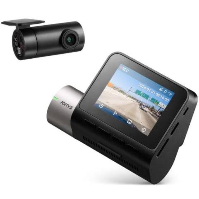 【70mai 70邁】3K A510 二代SONY星光夜視 GPS 前後雙錄加128GB記憶卡 HDR IMX675(＃3K#GPS#前後錄#70mai)